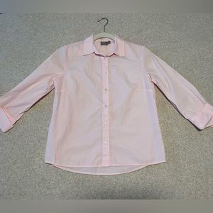 Asos cotton blush pink button shirt - size 2 (also fits 4-6) worn few times only
